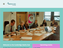 Tablet Screenshot of cambridgemathshub.org